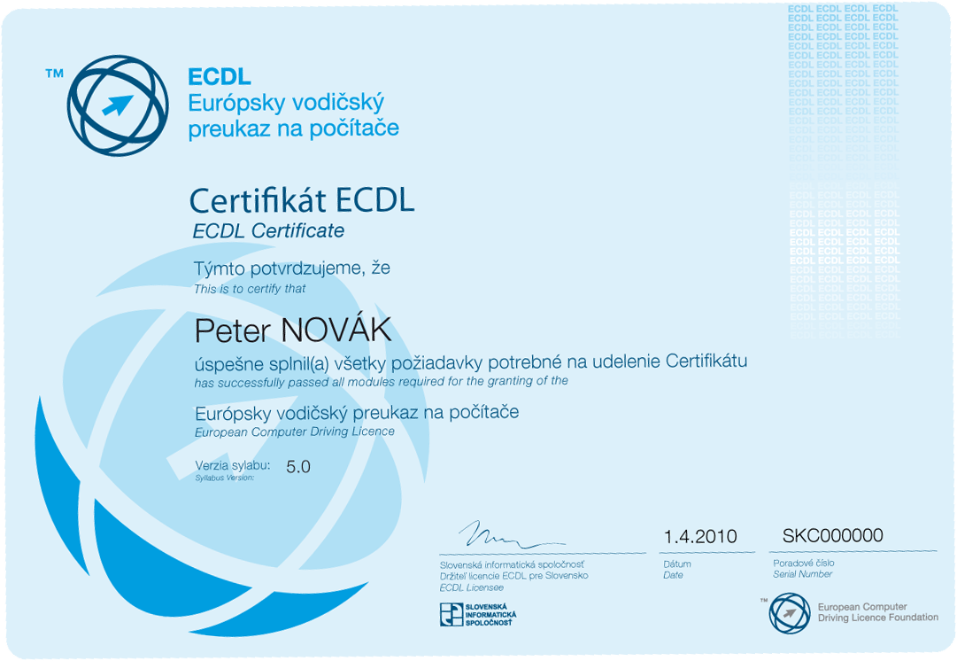 Ecdl Basic Certificare Ecdl Autentificare – MTTVU